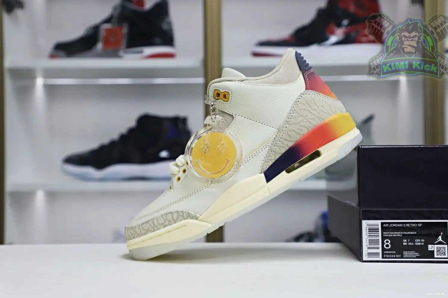 Kimikick Air Jordan3 Jordan x JBalvin 0604